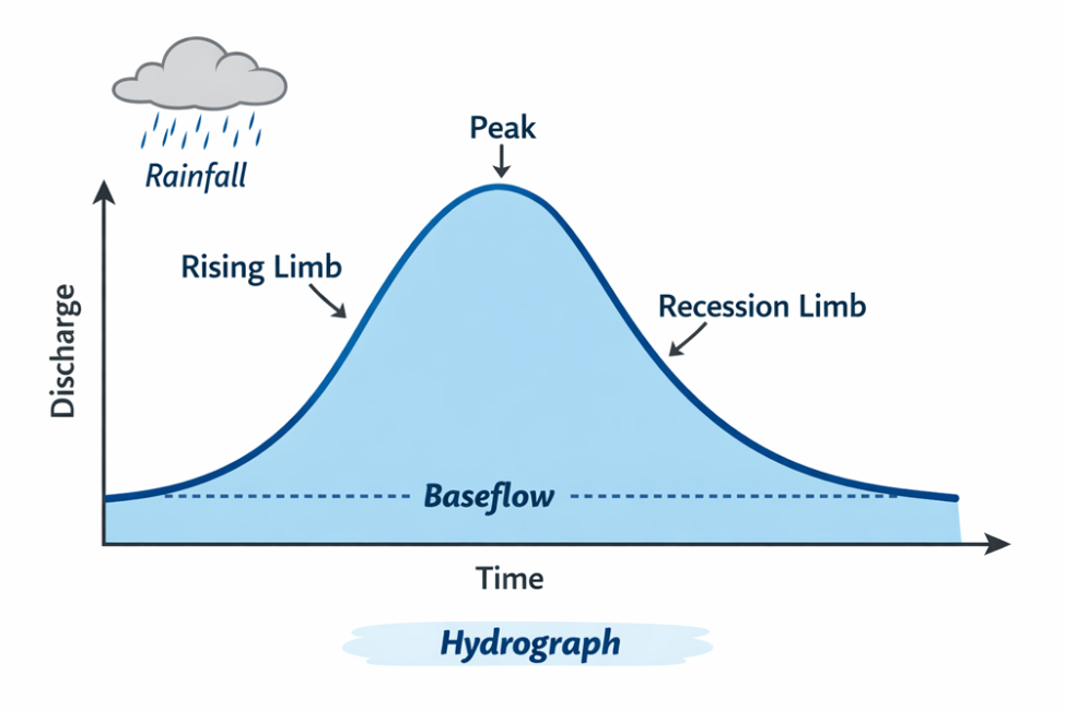 Example hydrograph.