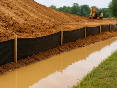 Construction Site Runoff Control: Keeping Sediment, Chemicals, and Fines Out of Your Storm Drains